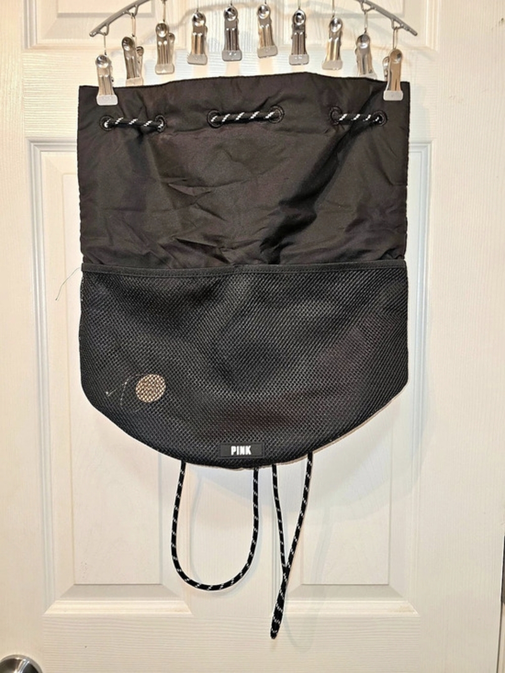 PINK Backpack in Black Like New